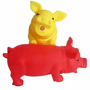 צעצוע מצפצף חזיר סופר פטס 21 ס"מ אורך